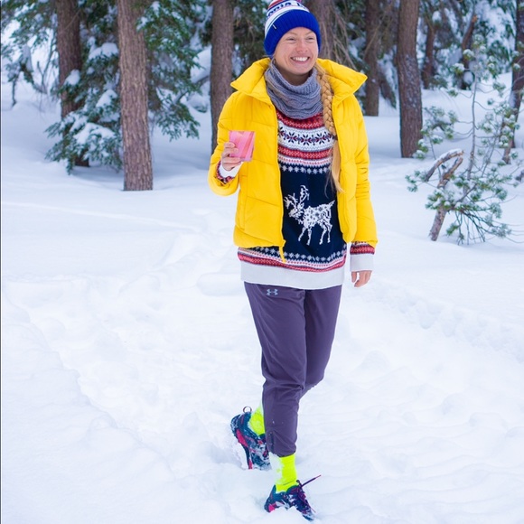 Abercrombie & Fitch Jackets & Blazers - Yellow winter jacket